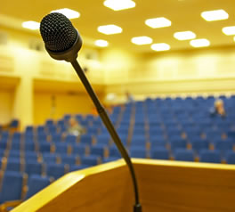 podium-and-mic