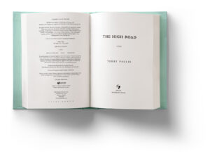 Open book, page preview of 'The High Road' by Terry Fallis