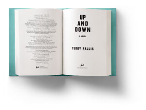 Open book, page preview of 'Up and Down' by Terry Fallis
