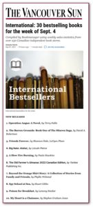 International Bestsellers list for New Releases